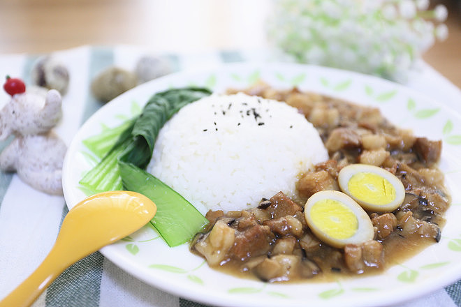 宝宝辅食食谱  宝宝卤肉饭