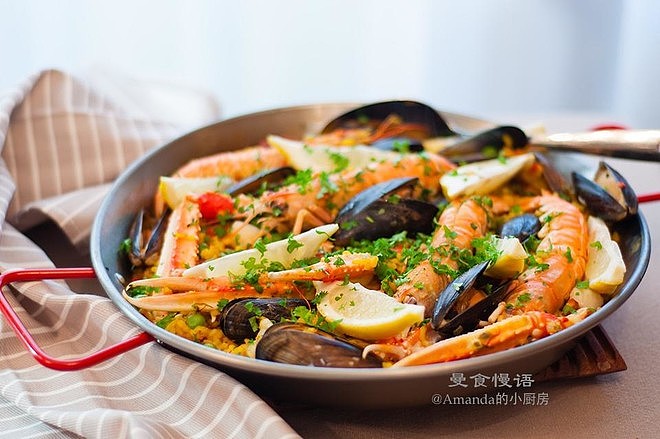 【曼食慢语】Seafood Paella 西班牙海鲜饭