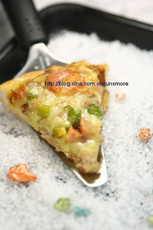 金枪鱼火腿pizza